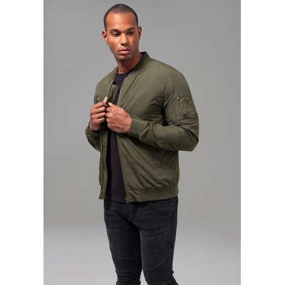 Urban Classics Мъжко яке тип бомбър Urban Classics в цвят тъмна маслинаUB-TB1258-00551 - Маслина, размер M