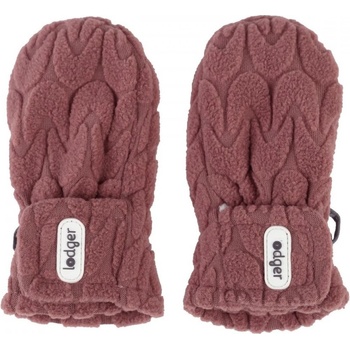 Lodger Rukavičky Mittens Empire Fleece Rosewood