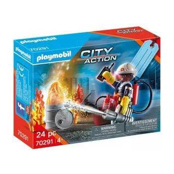 PLAYMOBIL Комплект Playmobil 70291 - Подаръчeн комплект Пожарникари, 2970291