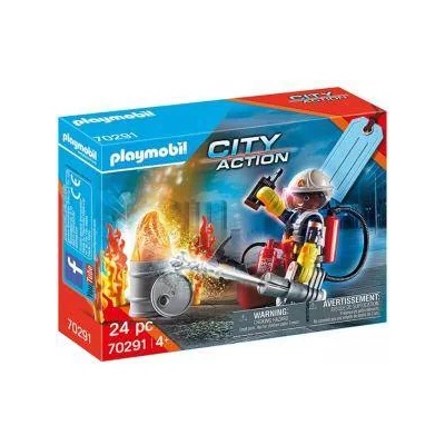 PLAYMOBIL Комплект Playmobil 70291 - Подаръчeн комплект Пожарникари, 2970291