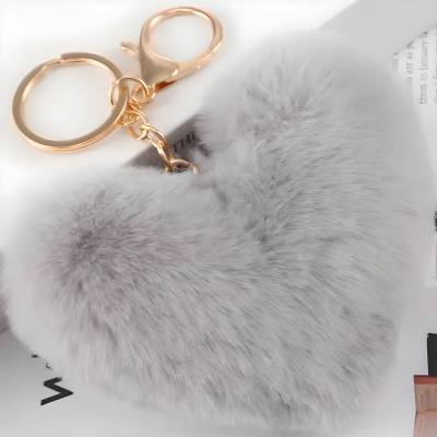 HARAHU Редакция: Ключодържател Сърце - Сив kp41073