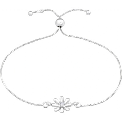 Olivie stříbrný náramek KVÍTEK 8660