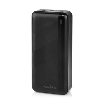 Nedis UPBKPD30000BK Power Bank 30000mAh - Черно (UPBKPD30000BK)