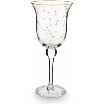 Pip Studio Royal Winter Stars Gold sklenice na víno 365 ml