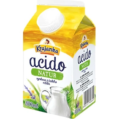 Krajanka Acidofilní mléko Natural 3,6% 500ml – Zboží Dáma