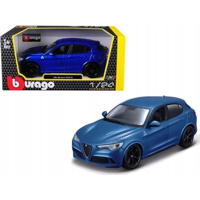 Bburago Alfa Romeo Stelvio modrá 1:24 – Zboží Dáma