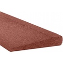Doplňky pro dětská hřiště Gutta gumový obrubník nájezdový 100 x 25 x 1/4 cm červená