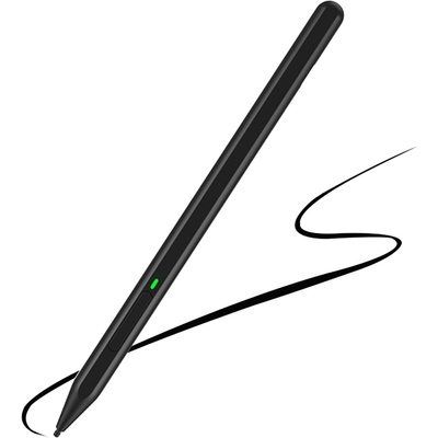 Techsuit Стилус писалка за Microsoft Surface Tablet, отхвърляне на дланта, чувствителност към наклон, странична адсорбция, 90mAh - (C581-C) - черен