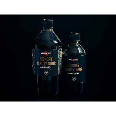 Maso Here Tekutý kouř s aroma Hickory 200 ml
