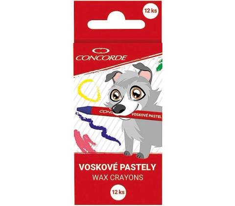 Voskové pastely CONCORDE 12ks