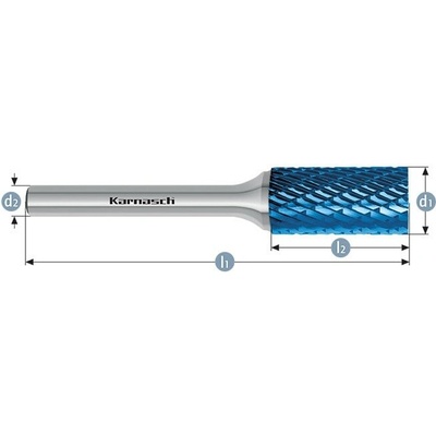 Fréza technicá 12x25x6x70 HP3 - 11.5001-105
