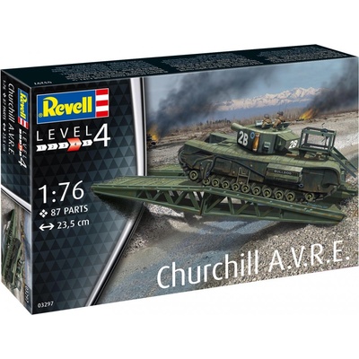 REVELL Plastic ModelKit tank 03297 Churchill A.V.R.E. CF18-03297 1:76
