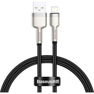 Baseus Кабел за данни USB към Lightning 2.4A 2.4A, 2m - Baseus Cafule (CALJK-B01) - черен