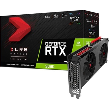 PNY GeForce RTX 3060 12GB XLR8 Gaming REVEL EPIC-X RGB Dual Fan Edition (VCG306012DFXPPB1)