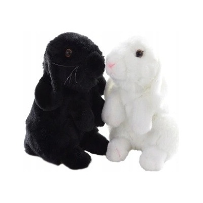 BÍLÝ KRÁLÍK ZAJÍČEK UNI TOYS 19 cm