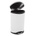 EKO-Europe EKO Кош за отпадъци с педал SHELL - 50 литра - бял (EKO 921850 - White)