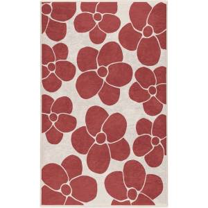 Mila Home Червен килим подходящ за пране 60x100 cm Red Meadow - Mila Home (HKG-MMN-Colorful-007-60x100)