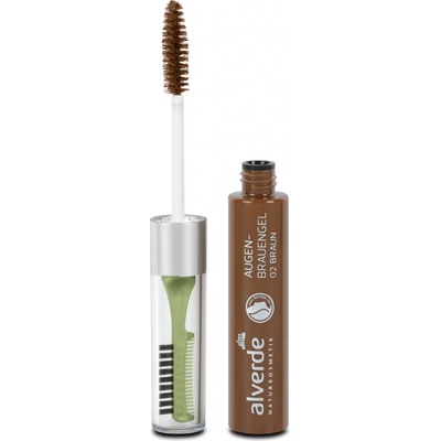 alverde naturkosmetik gel na obočí 02 Brown 6 ml