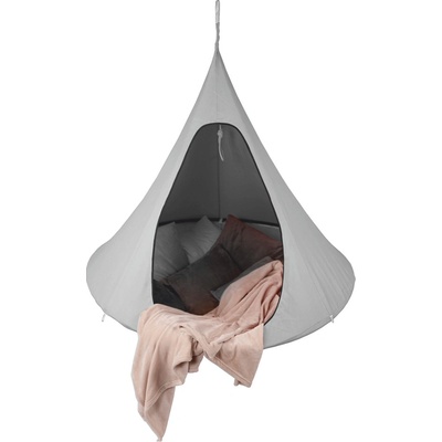 Kondela KLORIN NEW KLASIK CACOON HAMMOCK svetlosivá