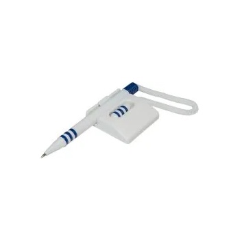 Image 1 of Office products Химикалка с поставка бял/син