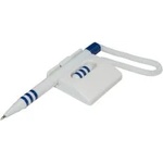 Office Products Химикалка с поставка бял/син