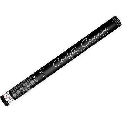 PartyDeco Конфети с въздух под налягане - сребърни ленти 60 см