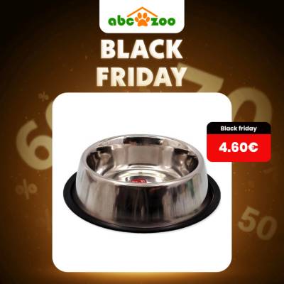 Dog Fantasy nerezová miska pre psy protišmyková 0,94 l