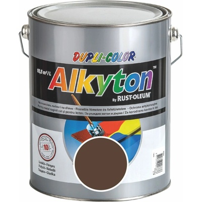 Alkyton Hladký lesk 5 l oříšková hnědá