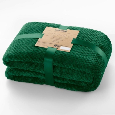 DecoKing Deka z mikrovlákna Henry BOTTLEGREEN 150x200