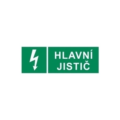 STRO.M TABULKA HLAVNÍ JISTIČ 9X3,2 (Č.37)