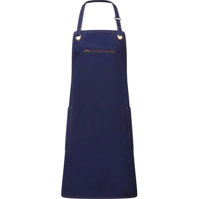 Premier Zástěra Barley PR 121 s laclem a bočními kapsami COT390121o1799-navy/camel Navy/camel