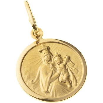 Argento Zlatý prívesok Škapuliar 8A015