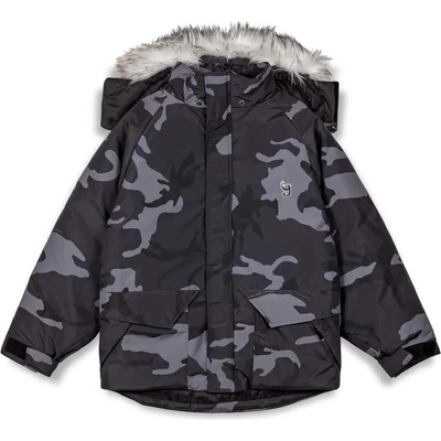 GRIMEY Анорак Grimey All Over Print Tusker Temple Puffer parka - Grey (Black)