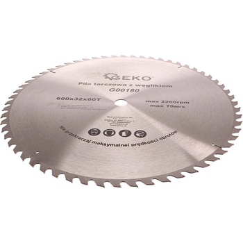 GEKO Pilový kotouč do dřeva, 600x32x60T