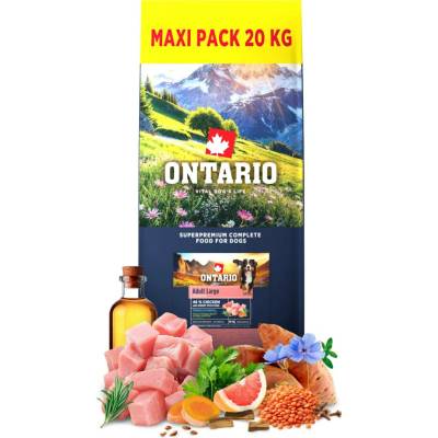 Ontario Adult Large Chicken & Sweet Potatoes 20 kg