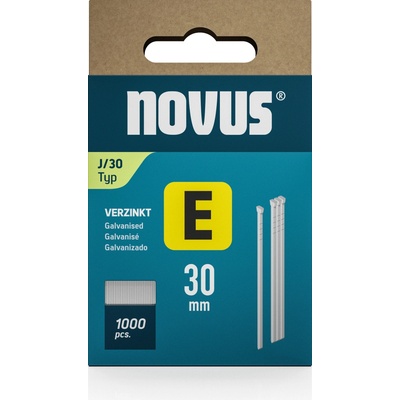 NOVUS klince typ E, J/30 mm, 1000 ks