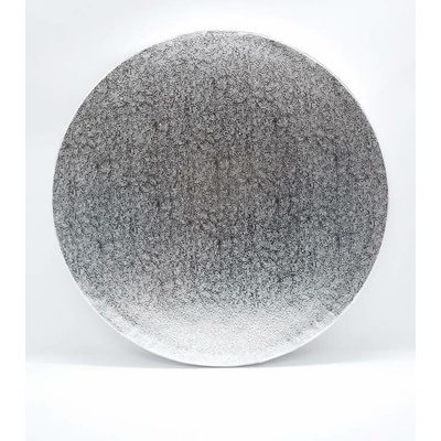 Cake Star Podložka pod tortu PEVNÁ strieborná vzor Grape kruh 25 cm 10" 1 ks