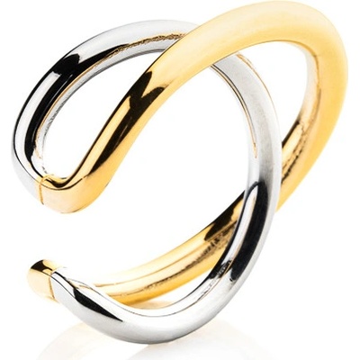 Franco Bene Dvoubarevný dvousečný prsten 2938