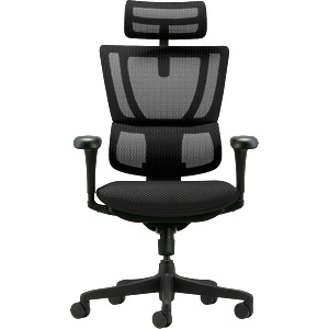 Ergohuman Ергономичен стол ergohuman ioo budget 2 - черна рамка - черен (3520680) - bay