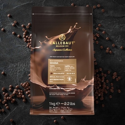 Callebaut Barry Belgium Silky Ghana Origin mléčná 40% 1 kg