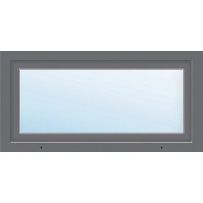 ARON Plastové okno jednokrídlové Basic biele/antracitové 1200 x 900 mm DIN pravé