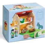 DJECO Wooden Farm комплект играчки от дърво 18m+ 11 бр