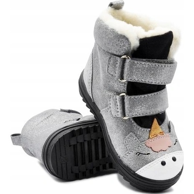 Mido teplé zimní boty pro dívky Jednorožec