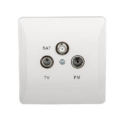 КОНТАКТ tv+fm+sat БЯЛ el0668 splendor (668)