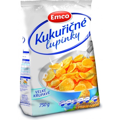 Emco kukuřičné lupínky 750 g – Zboží Dáma