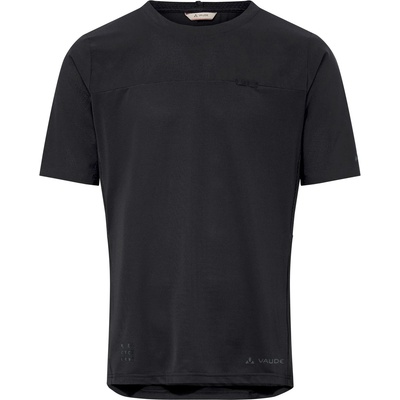 Vaude Мъжка фланелка с къс ръкав за колоездене Vaude Kuro Shirt II Cycling jersey - Black / Black - размер XL (056-3082-0414)