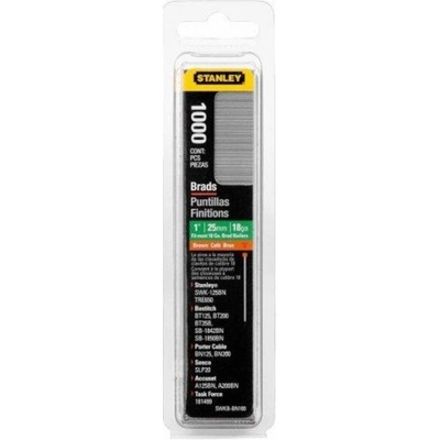 STANLEY kolářské hřebíčky typ J, 1000 ks - délka 15mm 1-SWK-BN0625T