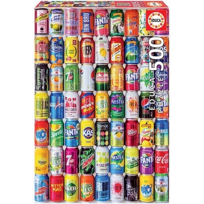 Educa Колекция от кенчета - пъзел 500 части (edu18447)