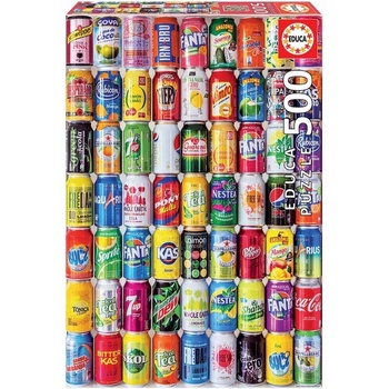 Educa Колекция от кенчета - пъзел 500 части (edu18447)