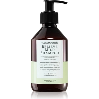 Waterclouds Relieve Mild Shampoo шампоан против пърхот с успокояващ ефект 250ml